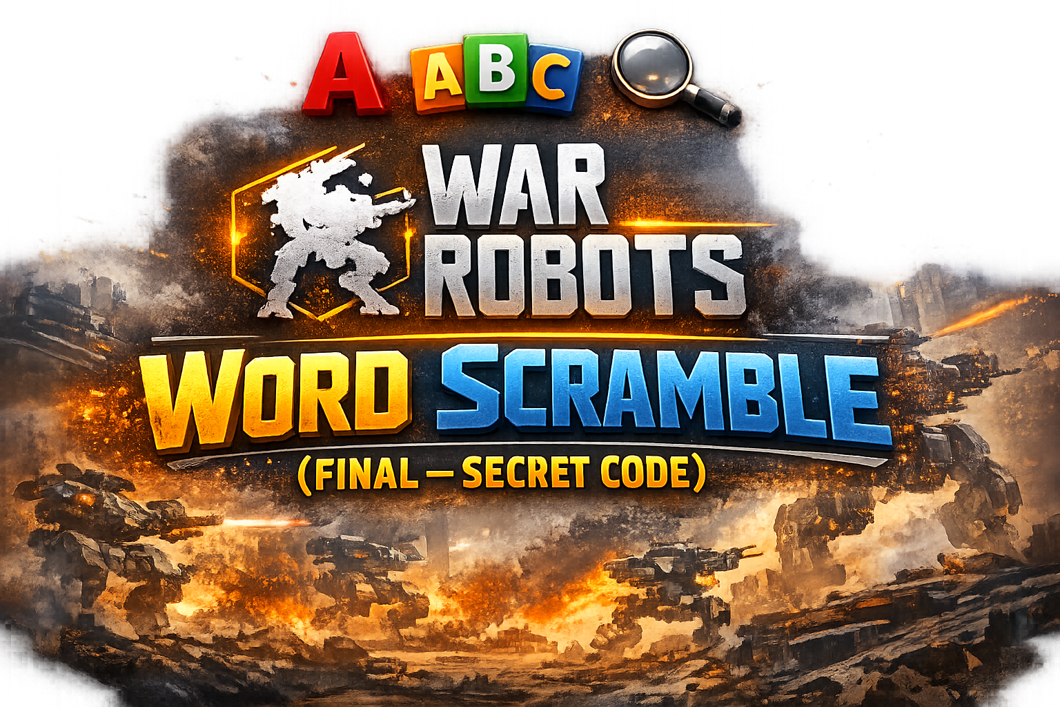 WAR ROBOTS WORD SCRAMBLE