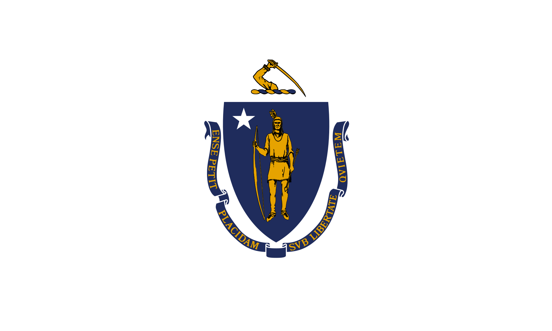 Massachusetts state flag